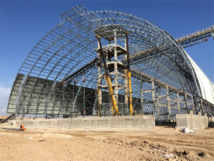 讷河煤机油桶翘工程网架